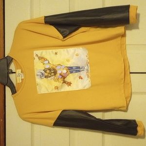 Dream Girl girls shirt gold and black